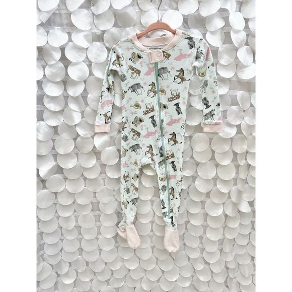 Burt's Bees One Pieces Burts Bees Baby One Piece Pajama Farm
